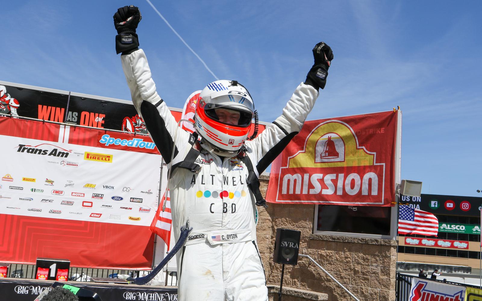  Back from Injuries, Dyson Returns to No. 16 GYM WEED Mustang for Sonoma Trans Am